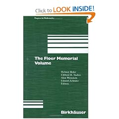Floer Memorial Volume (Progress in Mathematics)