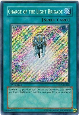 Yu-Gi-Oh! - Charge of the Light Brigade - The Duelist Genesis - #TDGS-EN089 - 1st Edition - Secret Rare