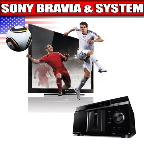 Sony KDL46HX800 46 inch Full HD 240Hz LED HDTV + Sony BDP-CX7000ES 400 Blu-ray Disc Mega Changer (Black)