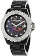 Ed Hardy Women's Roxxy RX-BK Black Plastic Quartz Watch with Black Dial