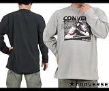 (コンバース)CONVERSE【大きいサイズ】メンズ スニーカープリント 長袖 Ｔシャツ [カジュアル・アメカジ・ロンＴ] ■2L/3L/4L/5L■(4色)【※取り寄せの為、2営業日お時間頂く場合がございます。】