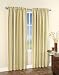 Faux Silk Stripe Lined Curtain Panel - 42 in. W x 84 in. L