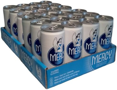 Mercy Hangover Prevention Drink, Citrus Flavor, 8.4 oz (24 Pack)