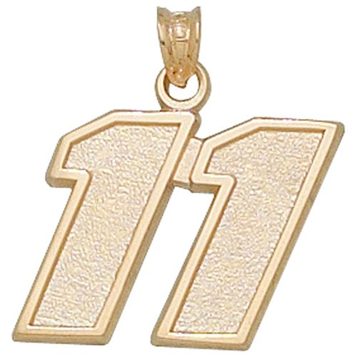 LogoArt Denny Hamlin 14K Large Number Pendant - DENNY HAMLIN One Size LogoArt Denny Hamlin 14K Large Number Pendant - DENNY HAMLIN One Size