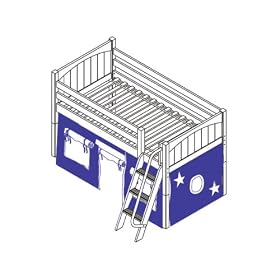 Maxtrix Kids - You're A Sweety Twin Low Loft Bed