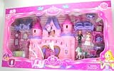 Kids Authority Mega Victorian Castle Dollhouse - Musical Castle playset with princess and furnituresIMAGE
