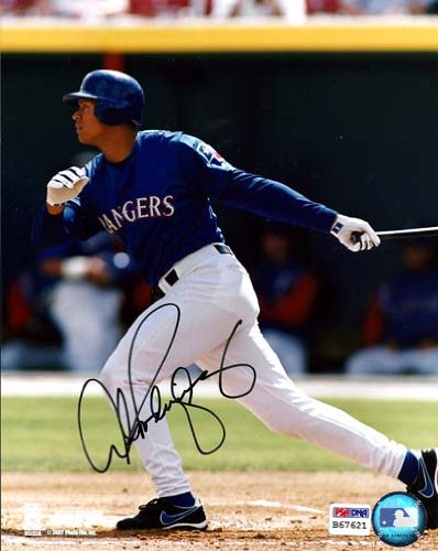 Alex Rodriguez Autographed 8x10 Photo Texas Rangers PSA/DNA