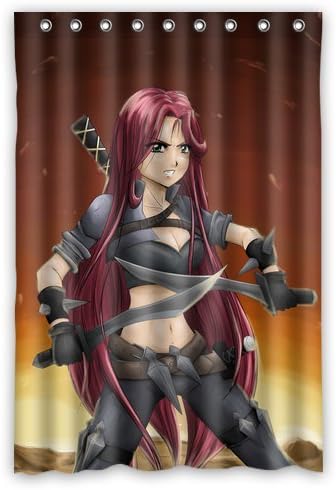 LOL Katarina League of Legends Custom Create Design Your Own Waterproof Shower Curtain Bathroom Curtains 48x72 inches