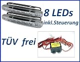 Produkt-Bild: TAGFAHRLICHT MIT 8 LED ZUGELASSEN MIT E-PR&Uuml;FZEICHEN