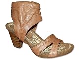 Tamaris Braune Sandaletten – Schaft Sandalette – braun , Schuhgröße 38