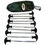10 bivvy pegs in a case