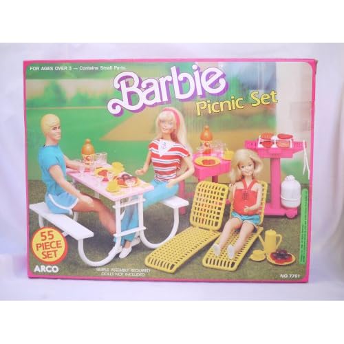 Amazon.com: Barbie Picnic Set (#7751)- 1986 - RARE