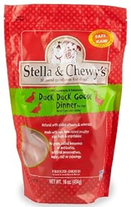 Stella and Chewys Freeze Dried Duck Dog Food, 15 ounce bag Stella and Chewys Freeze Dried Duck Dog Food, 15 ounce bag