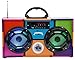 Wireless Express - Mini Boombox with LED Speakers – Retro Bluetooth Speaker w/Enhanced FM Radio - Perfect for Home and Outdoor (Retro)