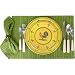 Green Striated Textured Placemats and/or Napkins ~