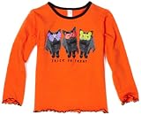 Love U Lots Girls 2-6X Trick Or Treat Cats Tee