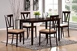 5pc Tuscan Dining Set, Espresso