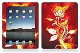 Bundle Monster Vinyl Skin Case Cover Art Decal Sticker Protector Accessories for Apple Ipad Tablet 16gb, 32gb, 64gb Wifi or 3G – Flame Floral