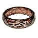 Acosta - Resin & Glitter Resin Tiger Animal Print - Fashion Jewellery Bangle / Bracelet