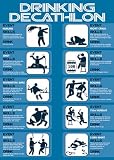Drinking Decathlon New 24x36 Poster