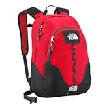 The North Face Vault Red Clay Plaid Backpack Bookbag