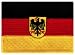 Germany Flag Embroidered Patch German Eagle Iron-On National Emblem Bundesdienstflagge