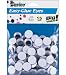 Glue on Wiggle Eyes 15mm 96/PK-Black