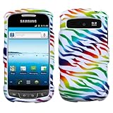 Colorful Zebra Faceplate Hard Plastic Protector Snap-On Cover Case FOR Sams ....