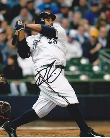 Prince Fielder Autographed Milwaukee Brewers 8x10 Photo