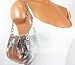 Coach Silver Sequin Silver Evening Style Pouchette Demi Bag Style 14368