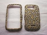 Leopard Gold BLING DIAMOND COVER CASE 4 Motorola Citrus WX445