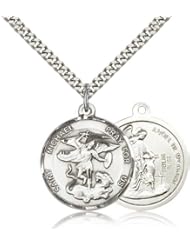 Sterling Silver St. Michael the Archangel Pendant