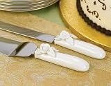 Hortense B. Hewitt Porcelain Rose Serving Set - White