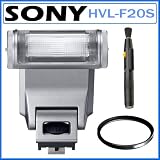 Sony HVL-F20S Flash for Sony NEX Cameras + 49mm Filter + Lens Pen