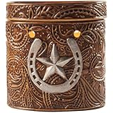 Leather N' Iron Flameless Southern Electric Wax Warmer - One of Best Western Country Aroma Tart Diffusers - Replaces Messy Candles Which Leave Soot and Residue *CLEARANCE ITEM