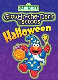 Sesame Street Glow-in-the-Dark Tattoos Halloween (Sesame Street Tattoos) (English and English Edition)