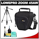 Lowepro Toploader Zoom 45 AW Digital SLR Holster Camera Bag/Case (Black) wi ....