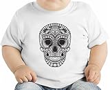 Sugar skull オーガニックベビーTシャツ 12 - 18 Months
