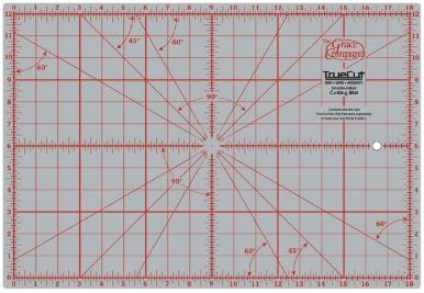TrueCut Double Sided Rotary Cutting Mat-12''X18''