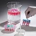 Bel-Art Scienceware 188751000 Polymethylpentene Round Floating Bubble Rack, 20 Place, 10.8mm Hole Diameter