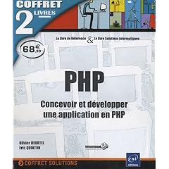 Coffret de 2 livres : PHP : Concevoir et d�velopper une application en PHP