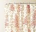 Pottery Barn Red Coral Shower Curtain