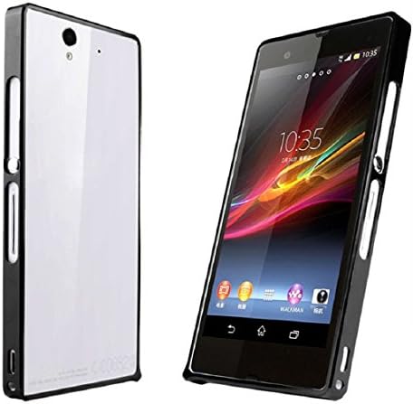 Mallom(TM) Luxury Ultra-thin All Aluminum Metal Bumper Case Cover for Sony Xperia Z2 (Black)
