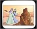 Decorated Mouse Pad with Africa, male, Egypt, ancient, sphinx, tomb, masculine, men, ...