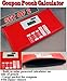 COUPONS/BILLS ZIPPERED POUCH WITH BUILT-IN CALCULATOR (Set of 2)