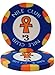 Nile Club Ceramic 10gm Poker Chip Sample Set - 12 New Chips
