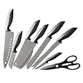 TV Das Original 03888 Titanium Messerset 15-teilig, natur / schwarz