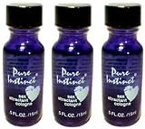 (3) Pack - Pure Instinct Pheromone Cologne .5 oz. for him or her!
