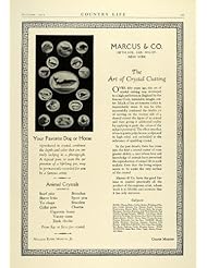 1925 Ad Marcus Animal Crystal Brooch Pin Chapin Marcus Company William England - Original Print Ad