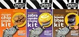 Zebra Mix Mixed Pack Baking Kits, Chocolate Chip, Cupcake And Brownie (Pack of 6)